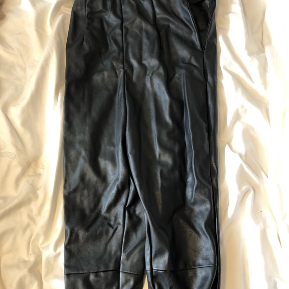 ASOS spray on leather look trouser - Picture 2 of 3